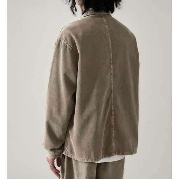 Loom Urban Outfitters Stone Corduroy Shacket Jacket Men's Size: XL - Picture 2 of 7